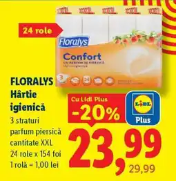 Lidl FLORALYS Hârtie igienică Ofertă