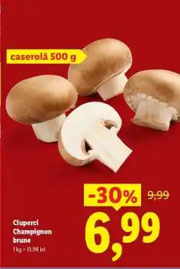 Lidl Ciuperci Champignon brune Ofertă