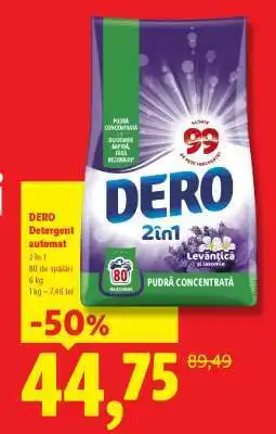 Lidl DERO Detergent automat Ofertă