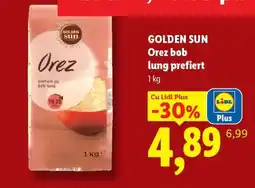 Lidl GOLDEN SUN Orez bob lung prefiert Ofertă