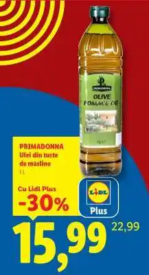 Lidl Primadonna Ulei din turte de măsline Ofertă