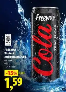 Lidl FREEWAY Băutură carbogazoasă Cola Ofertă
