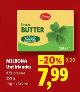 Lidl Milbona Unt irlandez Ofertă