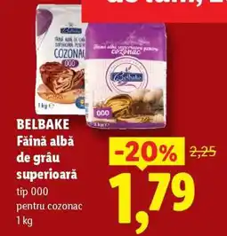 Lidl Belbake Făină albă de grâu superioară Ofertă
