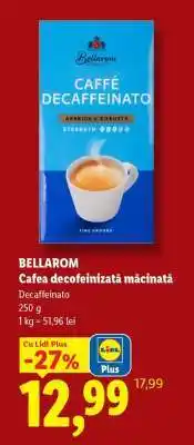 Lidl Bellarom Cafea decofeinizată măcinată Ofertă