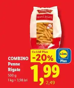 Lidl Combino Penne Rigate Ofertă