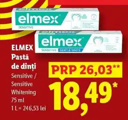 Lidl ELMEX Pastă de dinți Ofertă