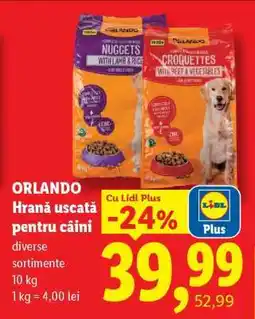 Lidl ORLANDO Hrană uscată pentru câini Ofertă