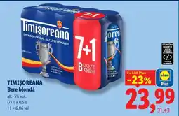Lidl TIMIŞOREANA Bere blondă Ofertă