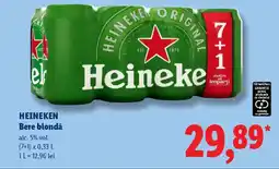 Lidl HEINEKEN Bere blondă Ofertă