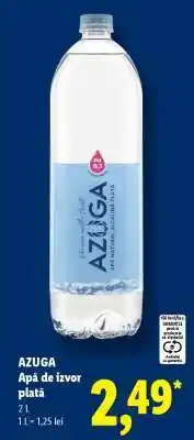 Lidl AZUGA Apă de izvor plată Ofertă
