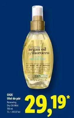 Lidl OGX Ulei de păr Ofertă