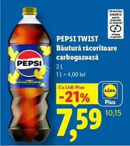 Lidl PEPSI TWIST Ofertă