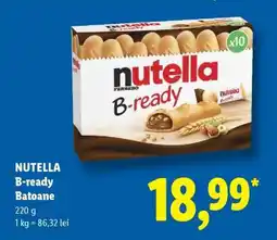 Lidl NUTELLA B-READY Batoane Ofertă