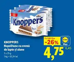Lidl KNOPPERS Ofertă