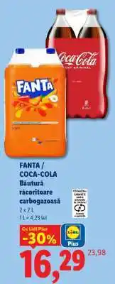 Lidl Fanta / Coca-Cola Ofertă