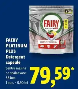 Lidl FAIRY PLATINUM PLUS Detergent capsule Ofertă