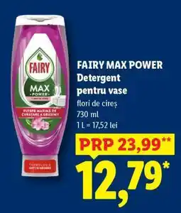 Lidl Fairy Max Power Detergent pentru vase Ofertă