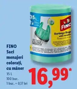 Lidl Fino Saci menajeri colorați, cu mâner Ofertă