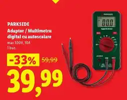 Lidl PARKSIDE Adaptor / Multimetru digital, cu autoscalare Ofertă