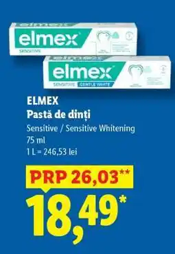 Lidl ELMEX Pastă de dinți Ofertă