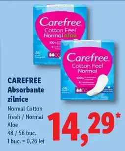 Lidl CAREFREE Absorbante zilnice Ofertă