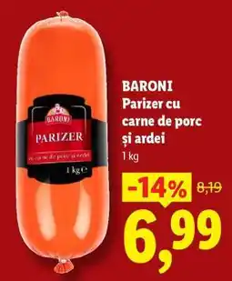 Lidl Baroni Parizer cu carne de porc și ardei Ofertă