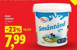 Lidl Pilos Smântână Ofertă