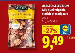 Lidl ALESTO SELECTION Mix nuci migdale, stafide și merișoare Ofertă