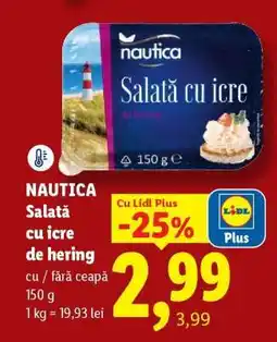 Lidl Nautica Salată cu icre de hering Ofertă
