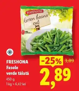 Lidl Freshona Fasole verde tăiată Ofertă