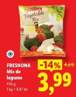 Lidl Freshona Mix de legume Ofertă