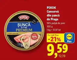 Lidl Pikok Conservă din șuncă de Praga Ofertă