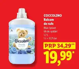 Lidl Coccolino Balsam de rufe Ofertă