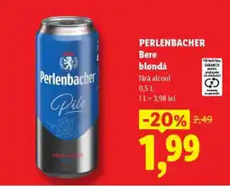 Lidl Perlenbacher Bere blondă Ofertă