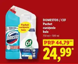 Lidl Domestos&Cif Pachet curățenie baie Ofertă