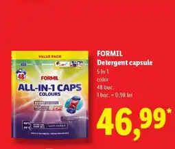 Lidl FORMIL Detergent capsule Ofertă