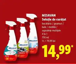 Lidl MISAVAN Soluție de curățat Ofertă