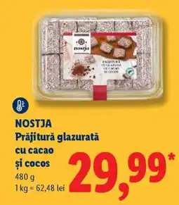 Lidl NOSTJA Prăjitură glazurată cu cacao și cocos Ofertă