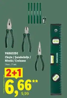 Lidl PARKSIDE Clește / Șurubelnițe / Nivelă / Creioane Ofertă