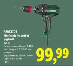 Lidl Parkside Mașină de înșurubat și găurit Ofertă