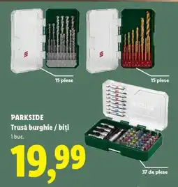 Lidl PARKSIDE Trusă burghie / biți Ofertă
