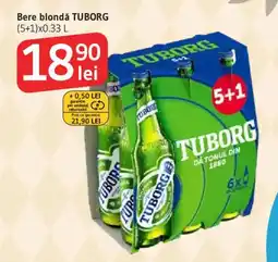 Supeco Tuborg bere blondă Ofertă
