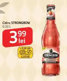 Supeco Strongbow cidru Ofertă
