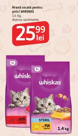 Supeco whiskas hrană uscată pentru pisici Ofertă
