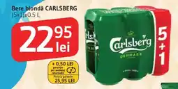 Supeco Bere blondă Carlsberg Ofertă