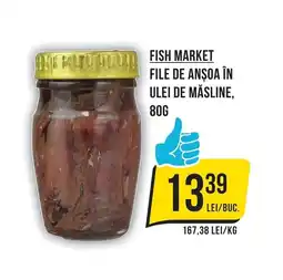 Mega Image Fish Market file de anșoa în ulei de măsline Ofertă