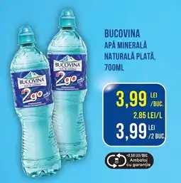 Mega Image Bucovina apă minerală naturală plată Ofertă