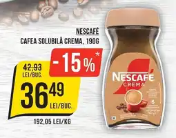 Mega Image Nescafe cafea solubila crema Ofertă