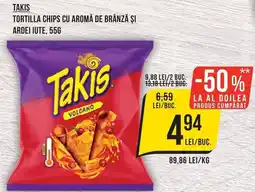 Mega Image Takis tortilla chips cu aromă de brânză și ardei iute Ofertă
